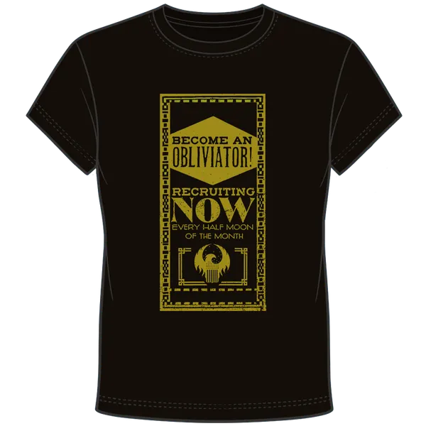 Fantastic Beasts: Women's Fit T-Shirt: Become An Obliviator