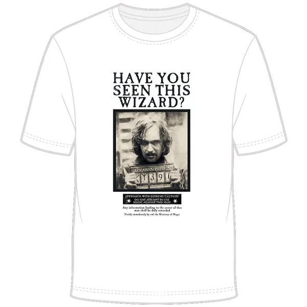 Harry Potter: T-Shirt: Sirius Black Wanted Poster
