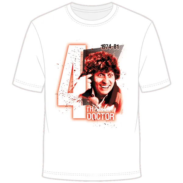 Doctor Who: T-Shirt: 4th Doctor 1974-81