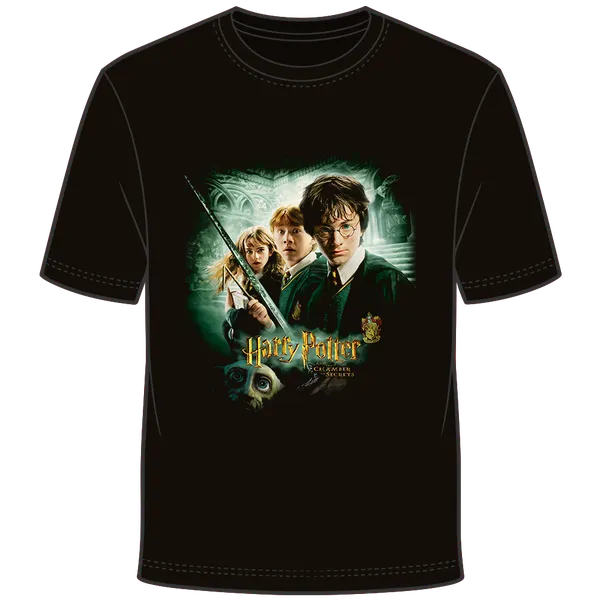 Harry Potter: T-Shirt: The Chamber Of Secrets Movie Poster
