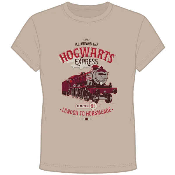 Harry Potter: Women's Fit T-Shirt: All Aboard The Hogwarts Express