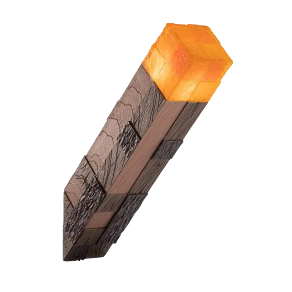 Minecraft: Illuminating Prop Replica: Torch