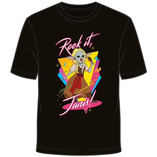 Doctor Who: T-Shirt: Rock It, Janis!