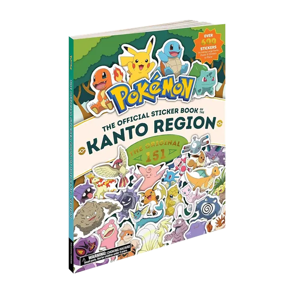 Pokémon: Official Sticker Book Of The Kanto Region: The Original 151