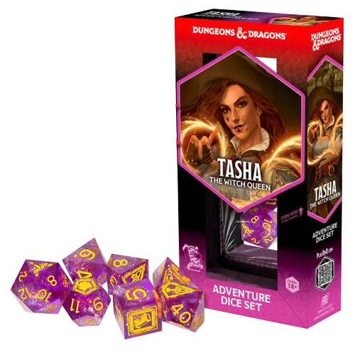 Dungeons & Dragons: Adventure Dice Set: Tasha The Witch Queen (Sharp-Edged)
