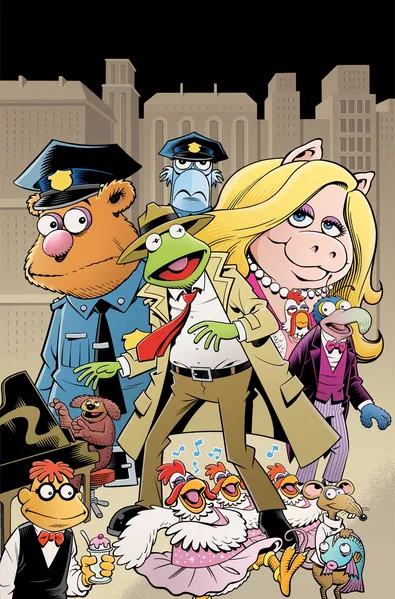The Muppets: Noir #1 (Cover E Roger Langridge Metal Virgin Variant)