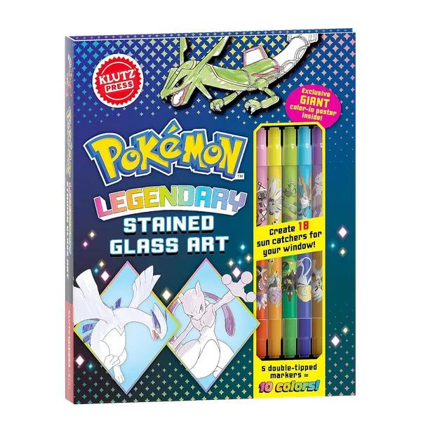 Pokémon: Legendary: Stained Glass Art