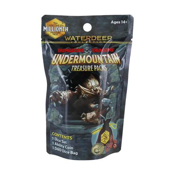 Dungeons & Dragons: Sirius Dice: Undermountain Treasure Pack (1 Pcs)