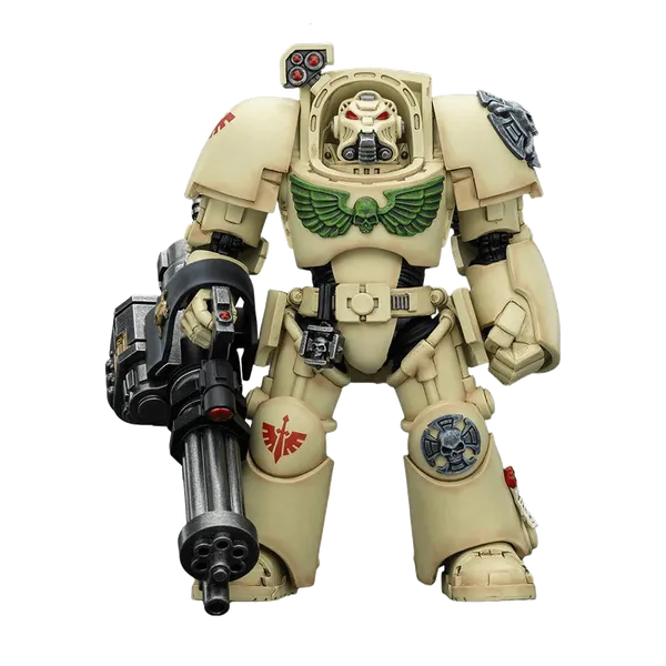 Warhammer 40K: 1/18 Scale Action Figure: Dark Angels: Deathwing Terminator (With Power Fist & Assault Cannon)