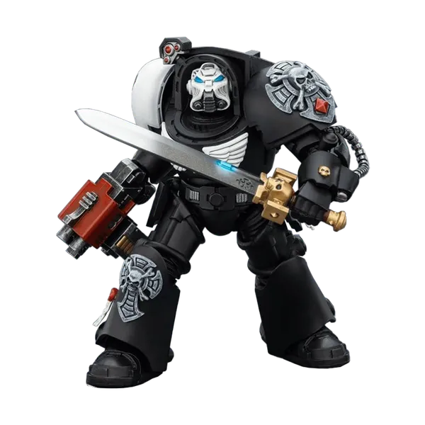 Warhammer 40K: 1/18 Scale Action Figure: Raven Guard: Terminator (With Power Sword & Storm Bolter)