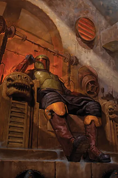 Star Wars: The Book Of Boba Fett #1 (E.M. Gist Virgin Variant)