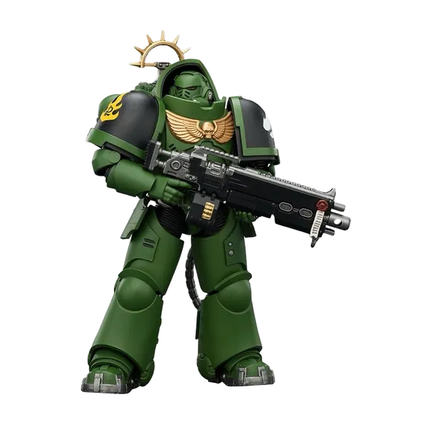 Warhammer 40K: Space Marine 2: 1/18 Scale Action Figure: Salamanders: Heavy Intercessor